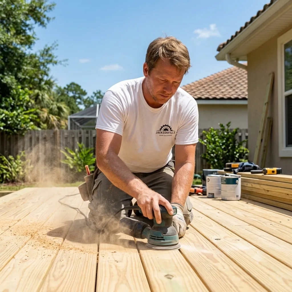 Deck repair and board replacement in Jacksonville FL